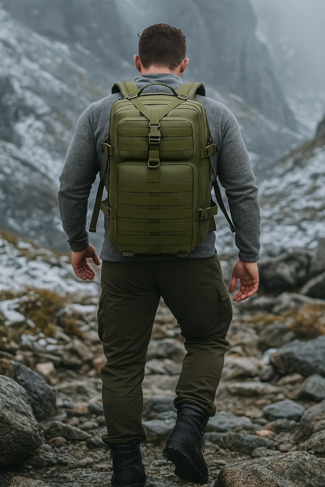 Obsidian |  | 50L WATERPROOF TACTICAL BACKPACK