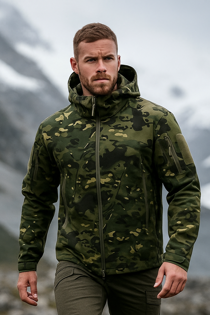 Clint | Softshell Fleece Hoodie Jacket