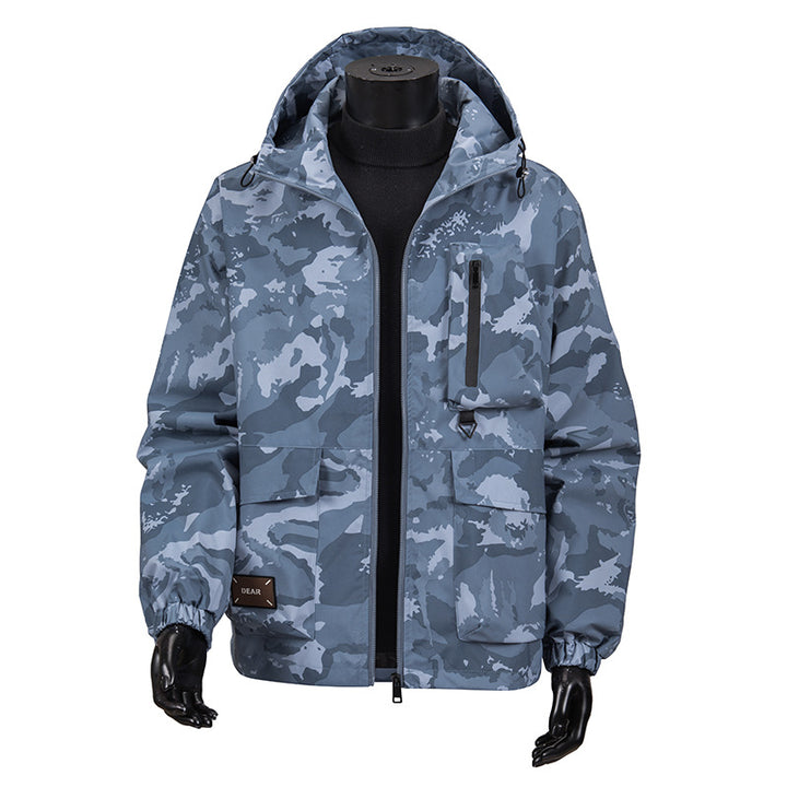 Nomad | Camouflage Hooded Zip Jacket