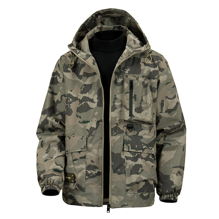 Nomad | Camouflage Hooded Zip Jacket