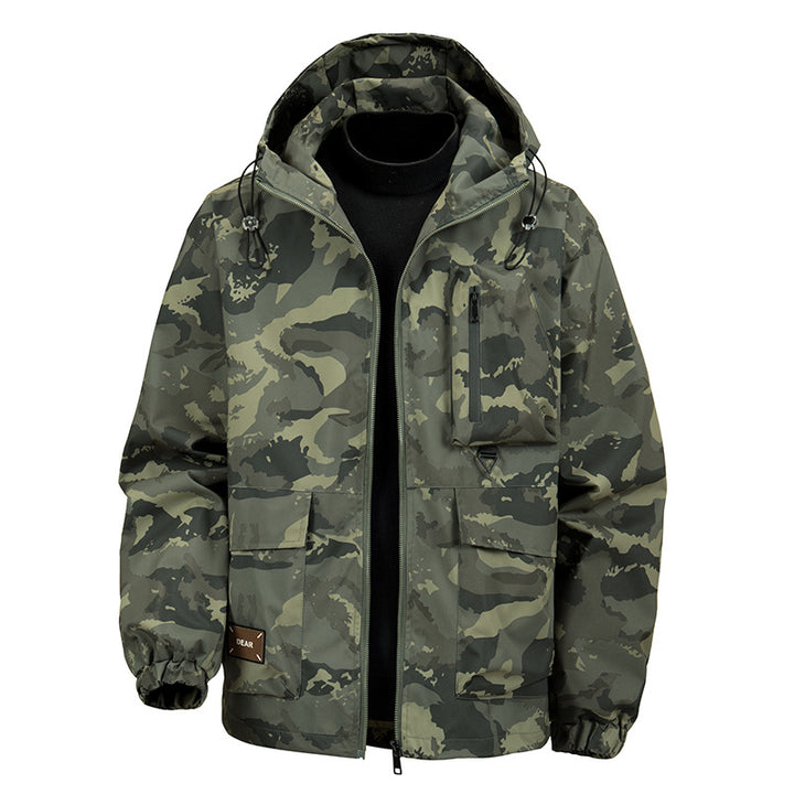 Nomad | Camouflage Hooded Zip Jacket