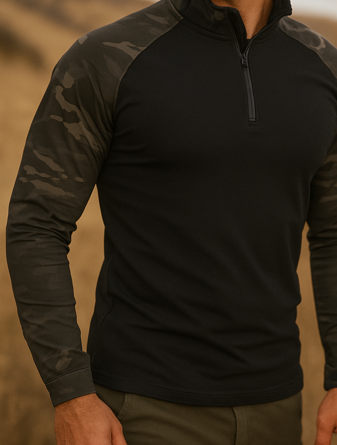 Valor | Slim Fit Camo Long Sleeve