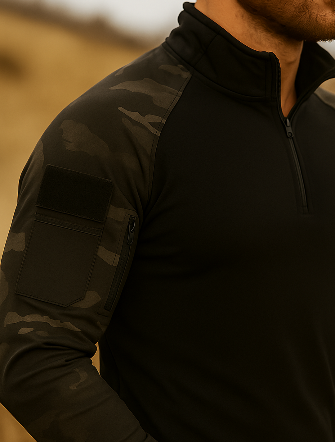 Valor | Slim Fit Camo Long Sleeve