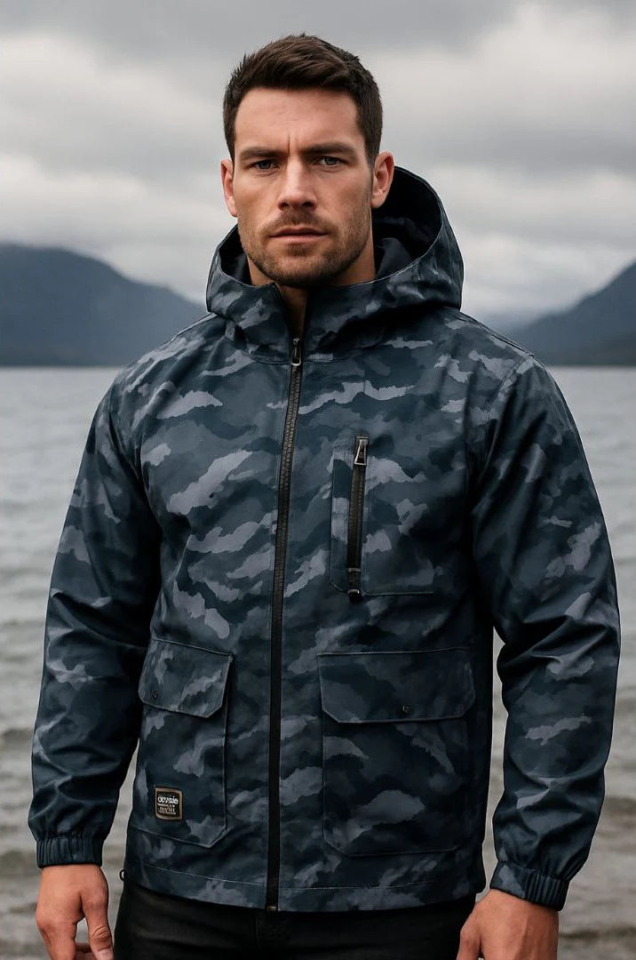 Nomad | Camouflage Hooded Zip Jacket